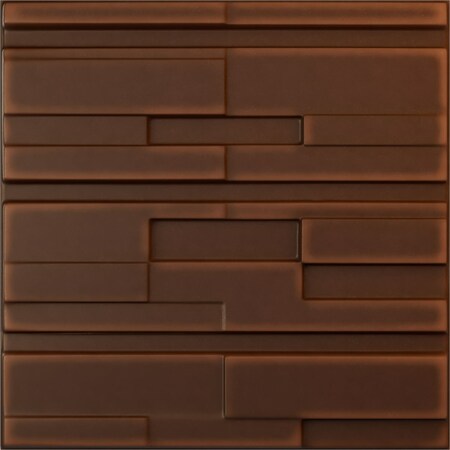 19 5/8in. W X 19 5/8in. H Offset Brick EnduraWall Decor 3D Wall Panel, Total 32.04 Sq. Ft., 12PK